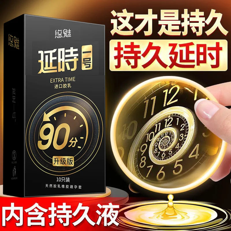 0.01 Ultra Thin Condoms For Men Long Sex Ejaculation Delay Rubber Condom Vaginal Massage Penis Sleeve Sex Toys For Adults 18