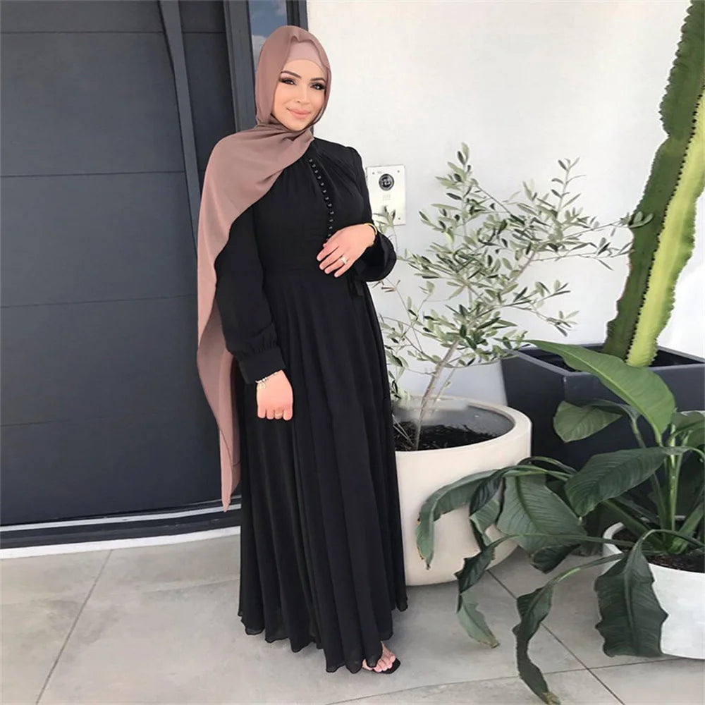 2024 Summer Modest White  Muslim Dubai Luxury Abaya Palestine Dresses Islam Eid Clothing Vestidos Para Mujer Elegantes Fiesta - Seprincess