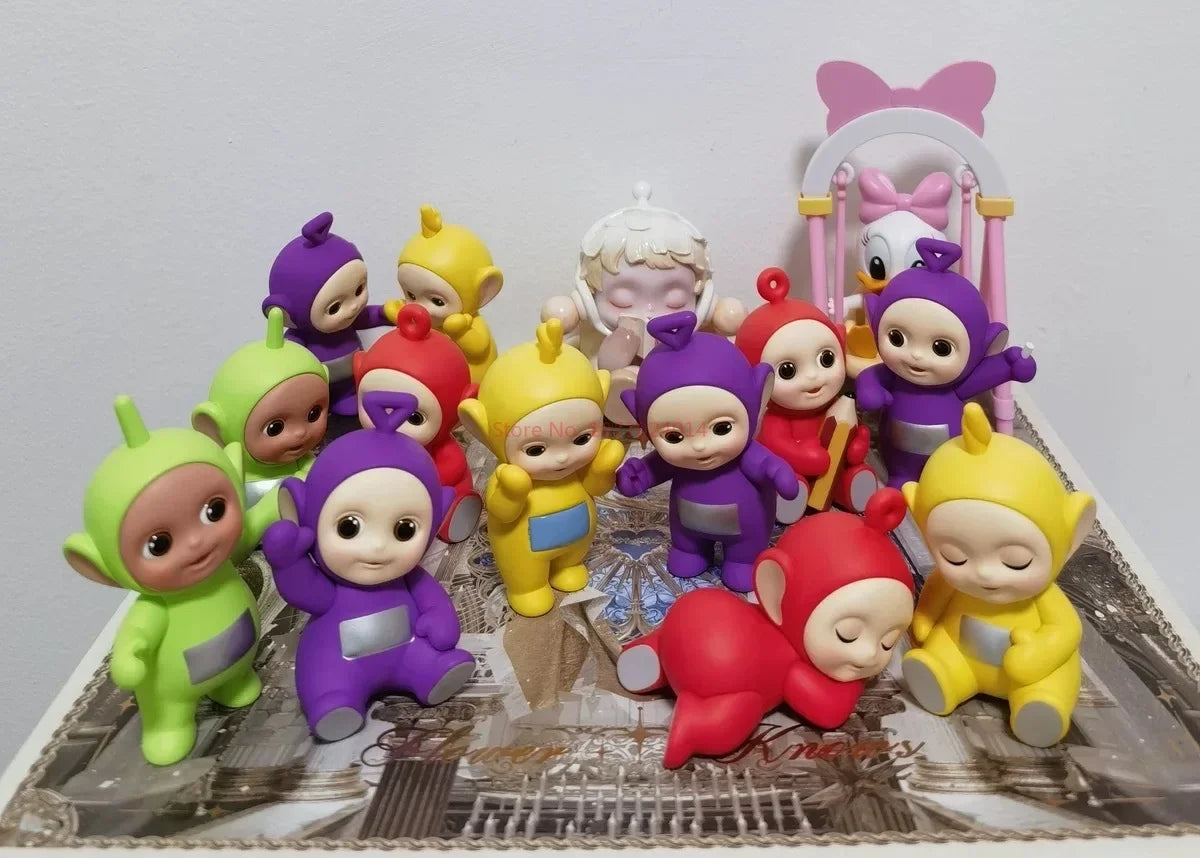 New Teletubbies Companion Series Resin Kit Toy Ornaments Movable Desktop Model Toy Ornament Collect Decor Festival Birthday Gift