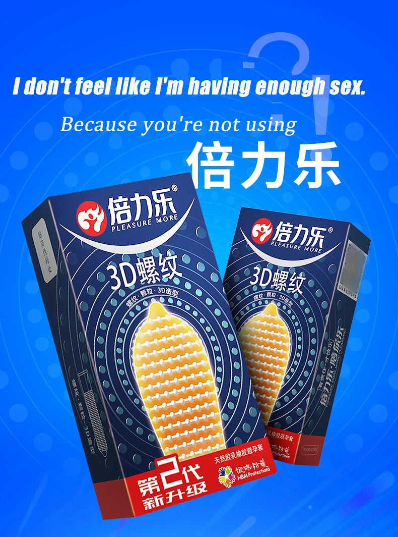 10pcs Erotic Penis Sleeve 3D Dotted Condoms Enlargement Large Particles Mushroom Condom High Sensitive Sex Toys for Men Condones - Seprincess