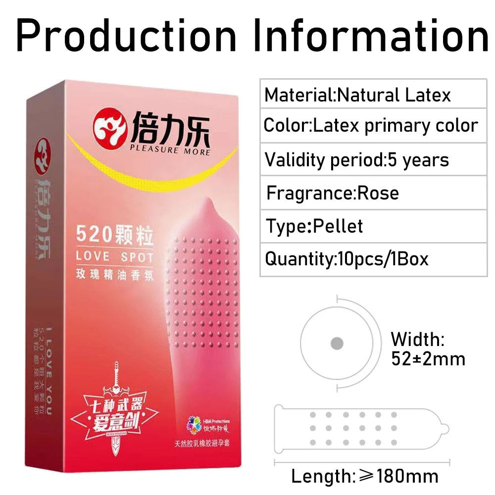 5D Dotted Condoms Thread Ribbed G-Point Latex Ultra Thin Condom Orgasm Contraceptives Stimulate Vaginal Penis Sleeves Sex Toys - Seprincess