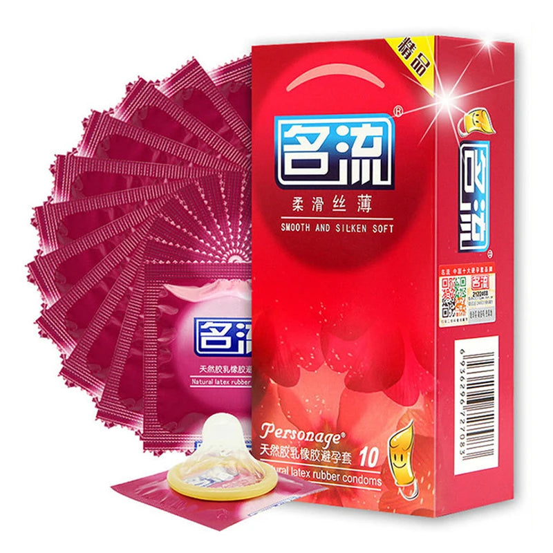 Mingliu Condoms for men Natural Latex rubber Ultra Thin smooth Penis Cock sleeve g spot stimulator condom adult products 18 - Seprincess