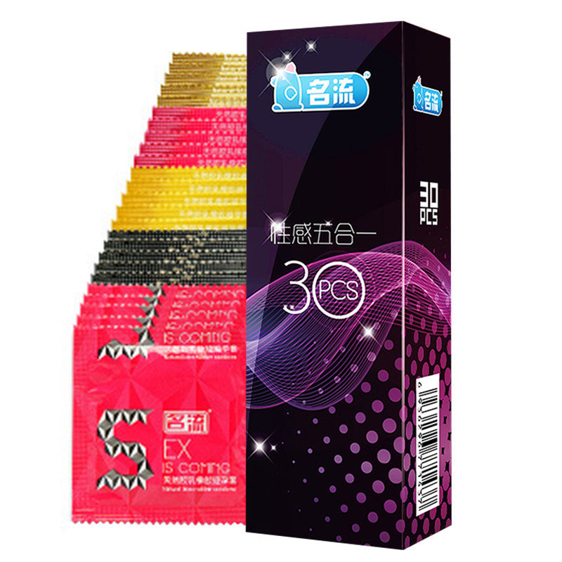 24/30pcs Multipack Condoms For Men Delay Ejaculation Mingliu Ultra Thin Sensitive Dotted Ribbed Condom Mutual Climax Sexy Toys - Seprincess