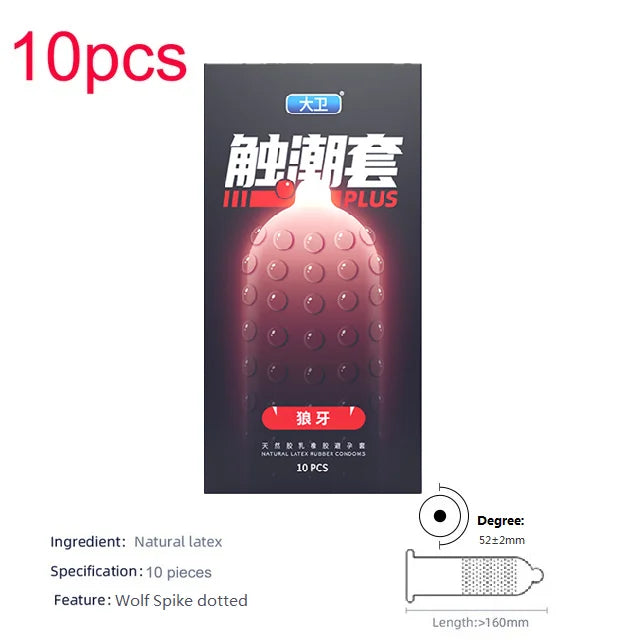 G-spot Condom Adult Sex Toy 520 Particles Rubber Penis For Sleeves Stimulation Erotic Safety Condom Male Intimate Goods Sex Shop - Seprincess