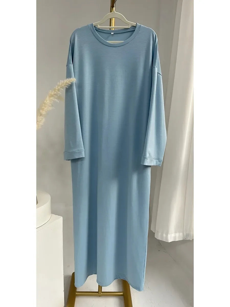 Ramadan Eid Party Dress for Women Muslim Modest Long Dresses Morocco Abayas Vestidos Largos Dubai Arab Robe Islamic Clothing - Seprincess