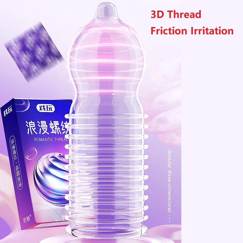 30PCS Ultra-thin Condoms Penis Sleeves Adult Couple Sex Products for Men Safe Contraception Condoms Male Cock Sleeves Sexshop - Seprincess