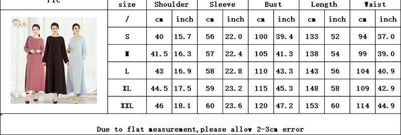 New Abaya Under Dress Long Sleeve With Pockets High Quality Jazz Crepe EID Muslim Women Basic Solid Modest Maxi Islamic Clothing - Seprincess