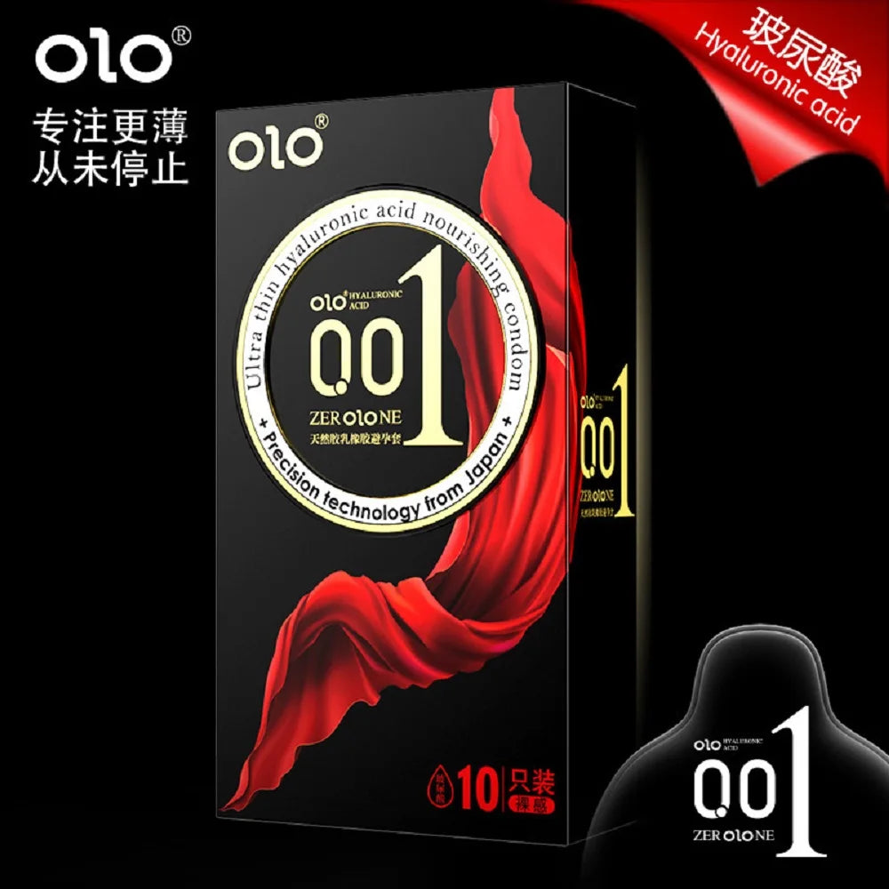 OLO Delayed Ejaculation Condom G-spot Thin Lasting Cock Penis Sleeves For Men Particles Sensitive Condoms Adult Sex Toys For 18+ - Seprincess