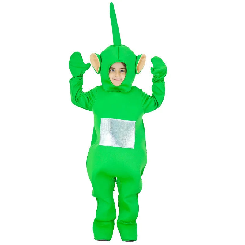 Animated Children'S Halloween Costume Teletubbies Cos Suit Doll Role-Playing Suit Cartoon Avatar One-Piece Holiday Costume Gifts - Seprincess