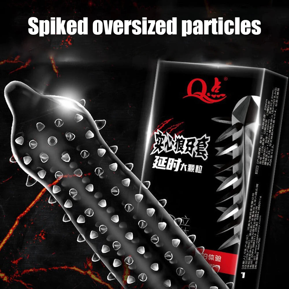 12pcs FAMA Male latex Condom for men delay ejaculation dotted ribbed condoms Penis Sleeve Enlargement cock Adult sextoy 18+ - Seprincess