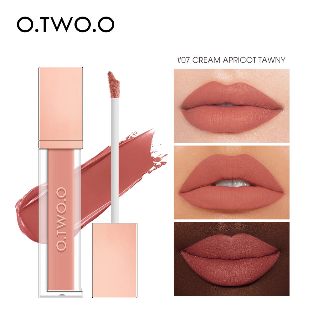 Wholesale O.TWO.O Liquid Lipstick Lip Gloss 12 Colors Waterproof Long-lasting Matte Lip Stain Lip Glaze For Women Cosmetics - Seprincess