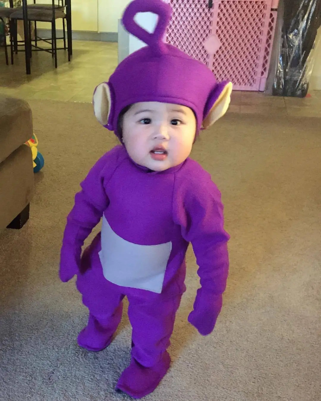 Animated Children'S Halloween Costume Teletubbies Cos Suit Doll Role-Playing Suit Cartoon Avatar One-Piece Holiday Costume Gifts - Seprincess