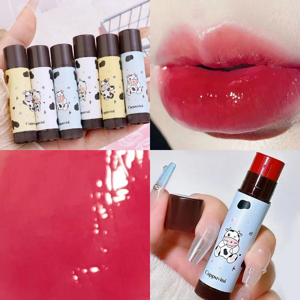 Moisturizing Colored Lip Balm Jelly Nude Rose Black Tea Mirror Lipstick Non Sticky Cup Watery Lip Tint Lips Care Makeup Cosmetic - Seprincess