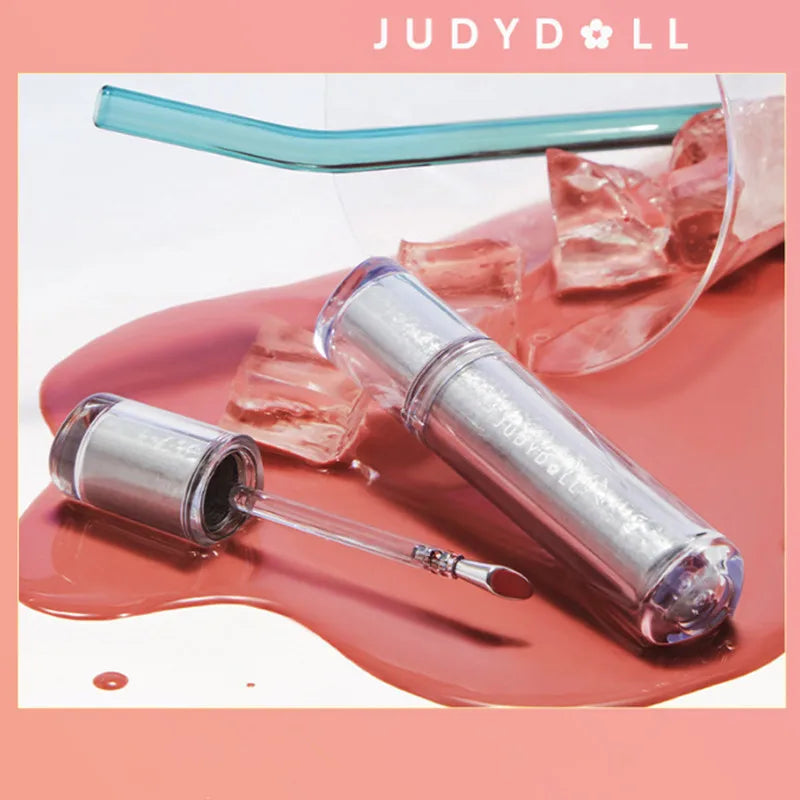 Judydoll Ice Iron Lip Glaze Lipstick, Non Staying Cup, Non fading Mirror Gloss Lip Gel,Liquid Lip Tint，Matte Moisturizing - Seprincess