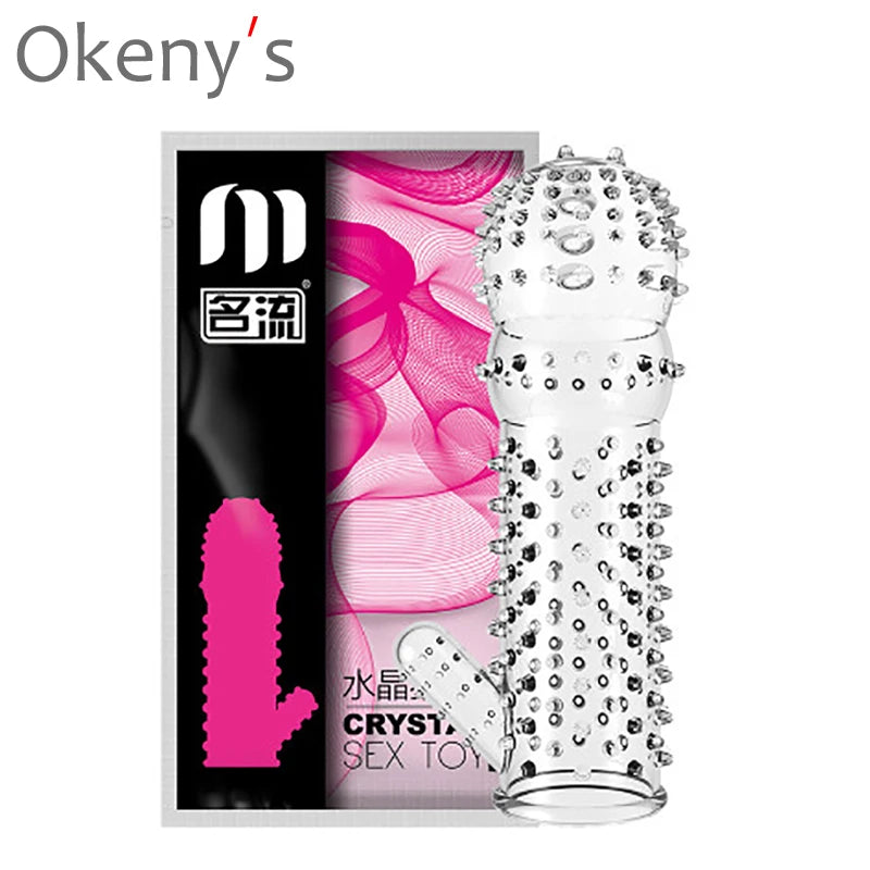 Reusable Sex Toys Special Condoms Men Spike Cock Sleeves Penis Women G Point Stimulation Orgasm Fun Sting Adult Sex Products 18+ - Seprincess