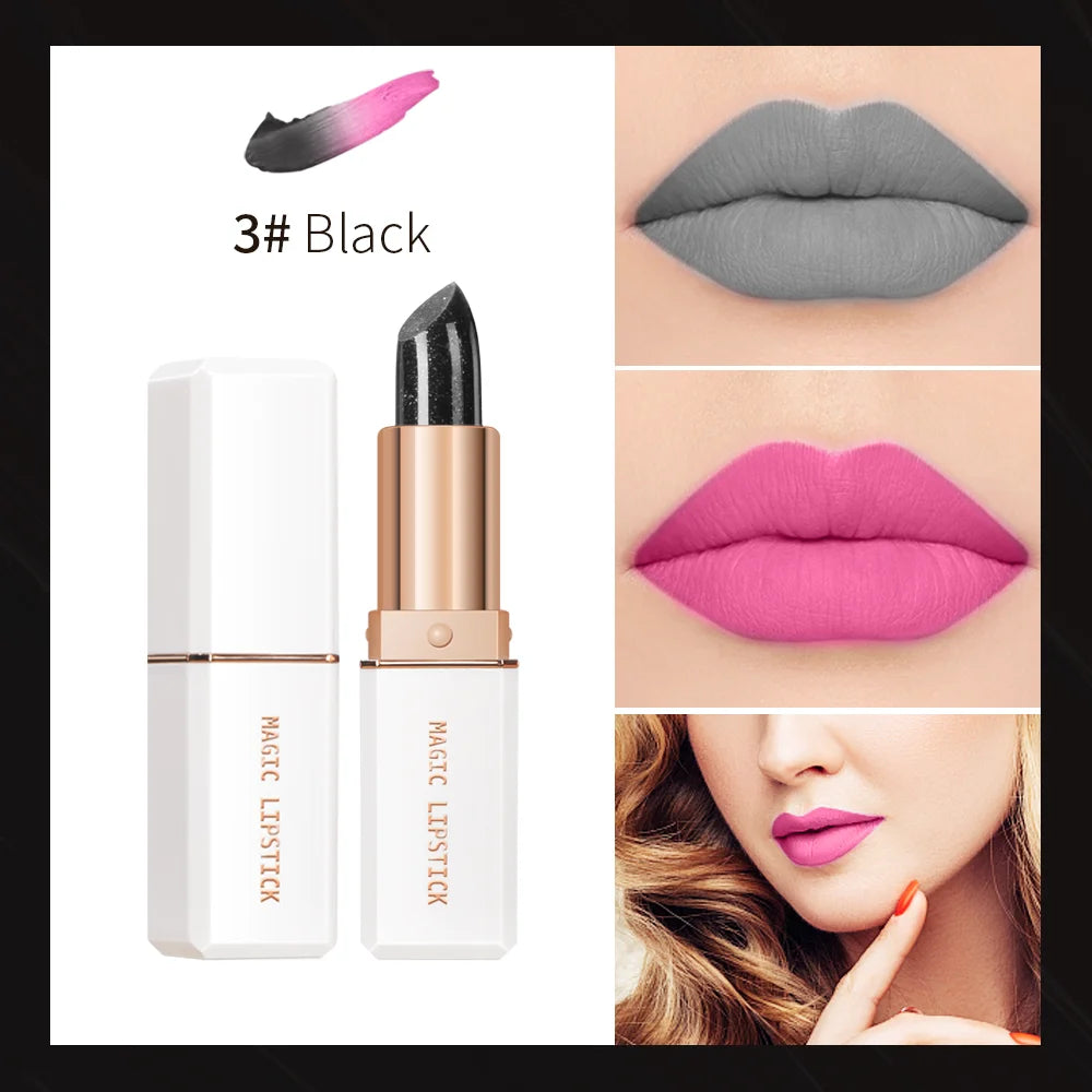 6 Color Magic Lipstick Temperature Color Changing Lip Stain Gloss Moisturizing And Long Lasting Waterproof Lip Balm lakerain - Seprincess