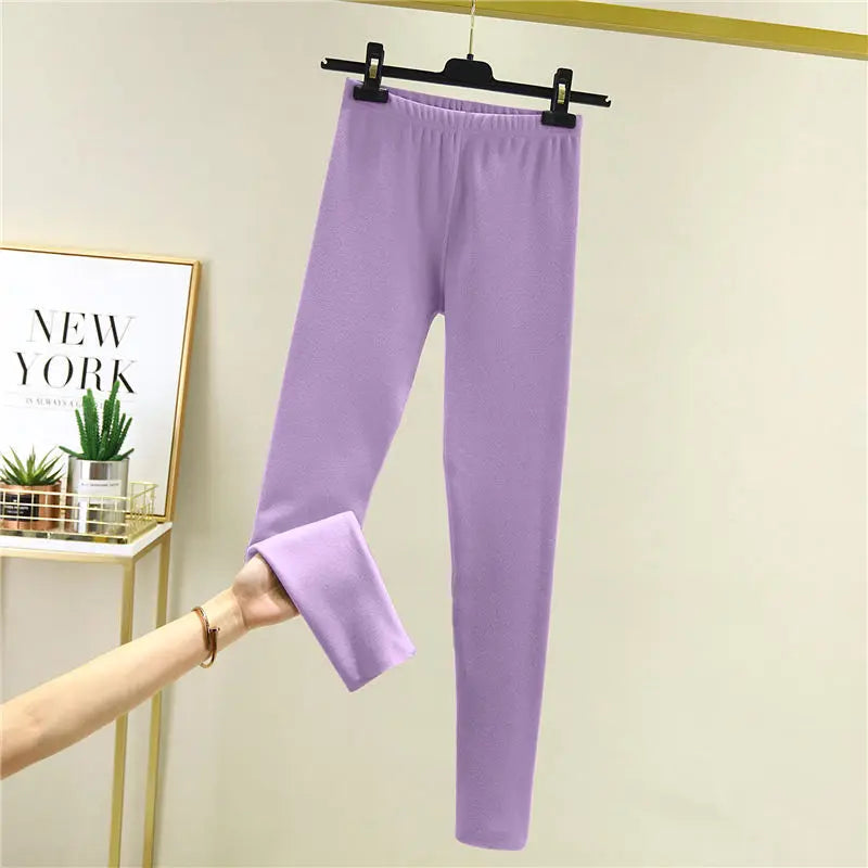 Women's Thermal Underwear Double Sided Warm Bottoms Lingerie Pajamas Autumn Spring Pants Trousers Warming Base Women Clothing