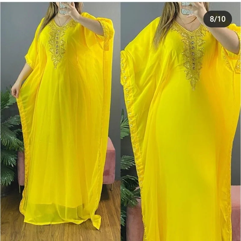 Turquoise Kaftans Farasha Abaya Dress From Dubai Morocco Is A Very Fancy Long Dress - Seprincess