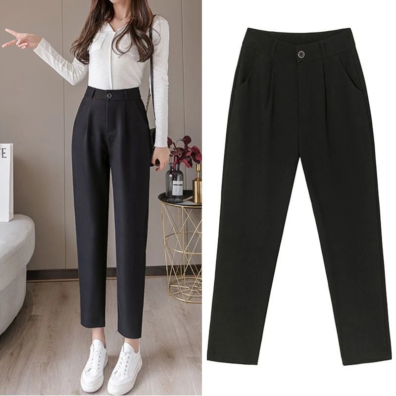 Summer New Hollow Sun Protection Chiffon Shirt Blazer Wide Leg Pants Two Piece Set Elegant Women's Pants Set Office Outfits - Seprincess