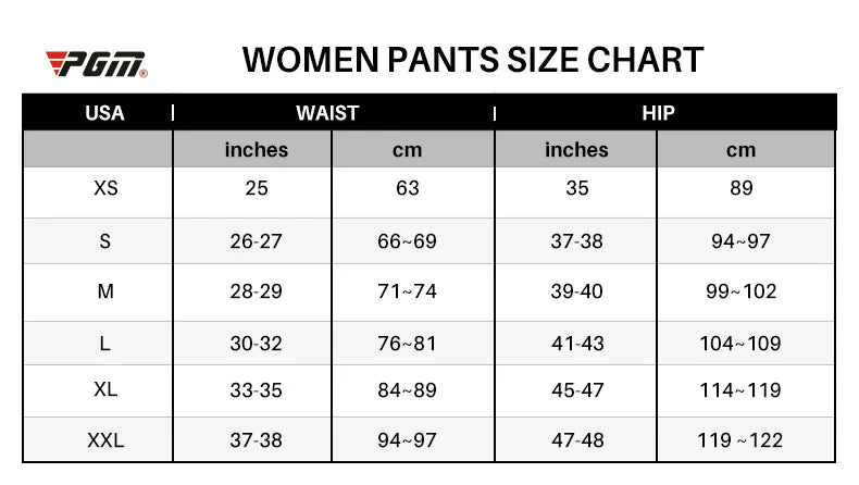 PGM Autumn Winter Waterproof Women Golf Trousers Thick Keep Warm Long Pant Plus Velvet Golf Ball Pants Windproof Tennis Clothing