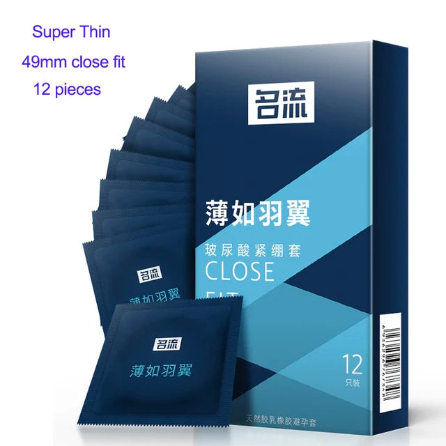 10pcs MingLiu Condoms Natural Latex Penis Sleeve Intimate Goods Sex Products Delay Time Condones Contraception For Men Sex Toys - Seprincess