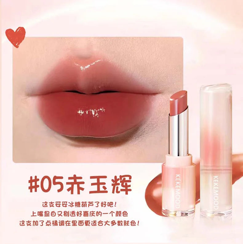 Kekemood Lingguang Lipstick Water Light Lipstick Mirror Moisturizing Female Whitening Lip Balm - Seprincess