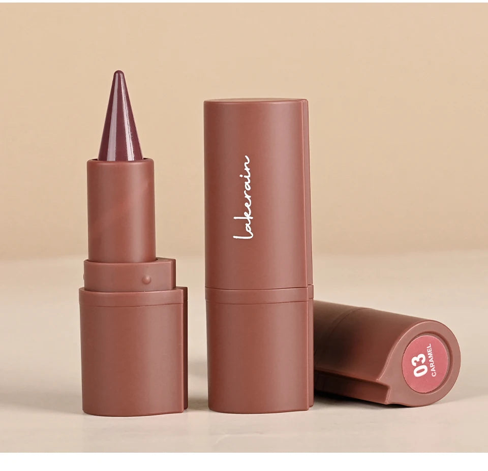 Matte Liner Lipstick Pen Gradient Lip Liner Red Brown Lipsticks Pencil Lasting Waterproof Lip Stick Sexy Women Lip Cosmetics - Seprincess