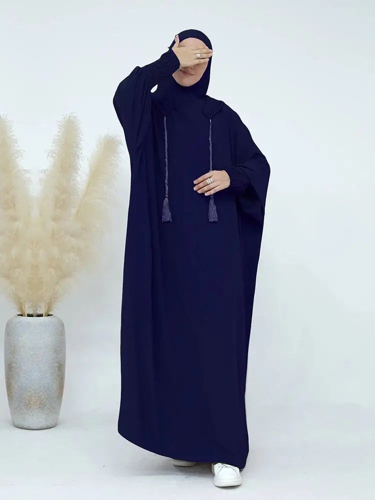 Ramadan Niqab Khimar Muslim Abaya Dubai Turkey Islam Prayer Clothes African Dresses For Women Dress Kaftan Robe Femme Musulmane - Seprincess