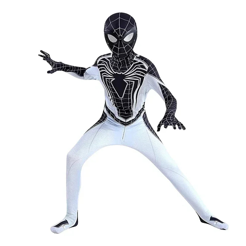 Negative Zone Spiderman Costume Child Superhero Spiderman Cosplay Jumpsuit Adult Kids Zentai Halloween Spider-Man Cosplay Suit - Seprincess