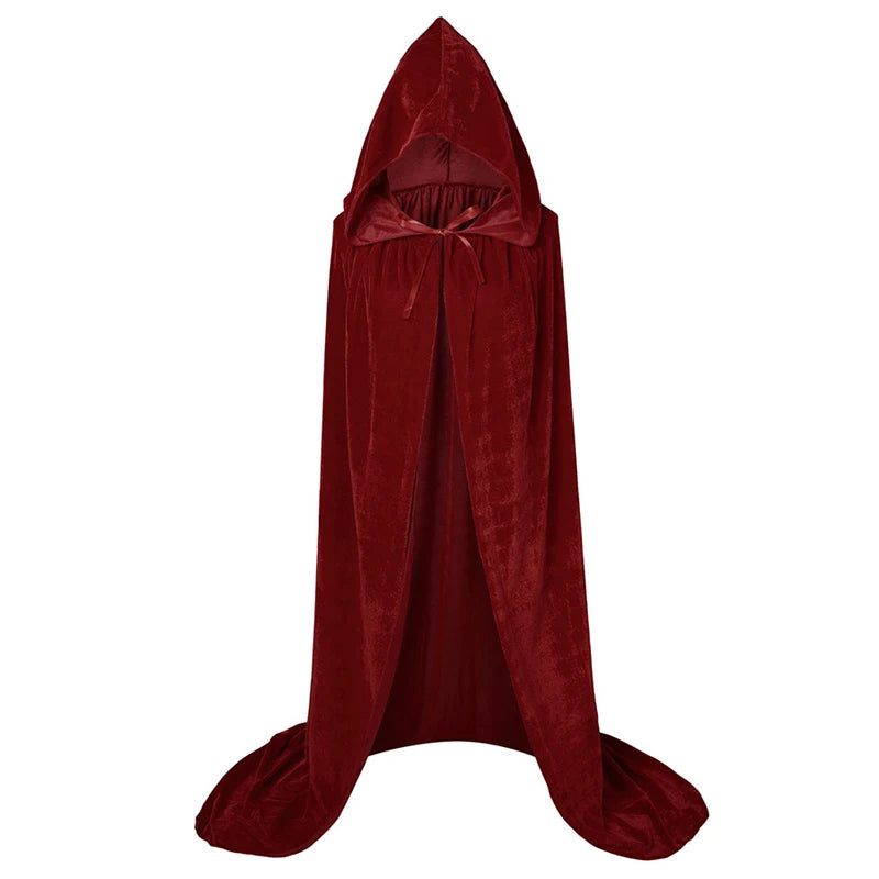 Movie Hocus Pocus 2 Witch Cloak Hooded Mary Sarah Winifred Sanderson Sister Cosplay Costume Halloween Adult Girl Long Party Cape - Seprincess