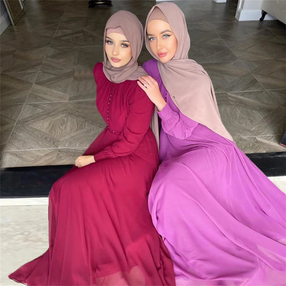 2024 Summer Modest White  Muslim Dubai Luxury Abaya Palestine Dresses Islam Eid Clothing Vestidos Para Mujer Elegantes Fiesta - Seprincess