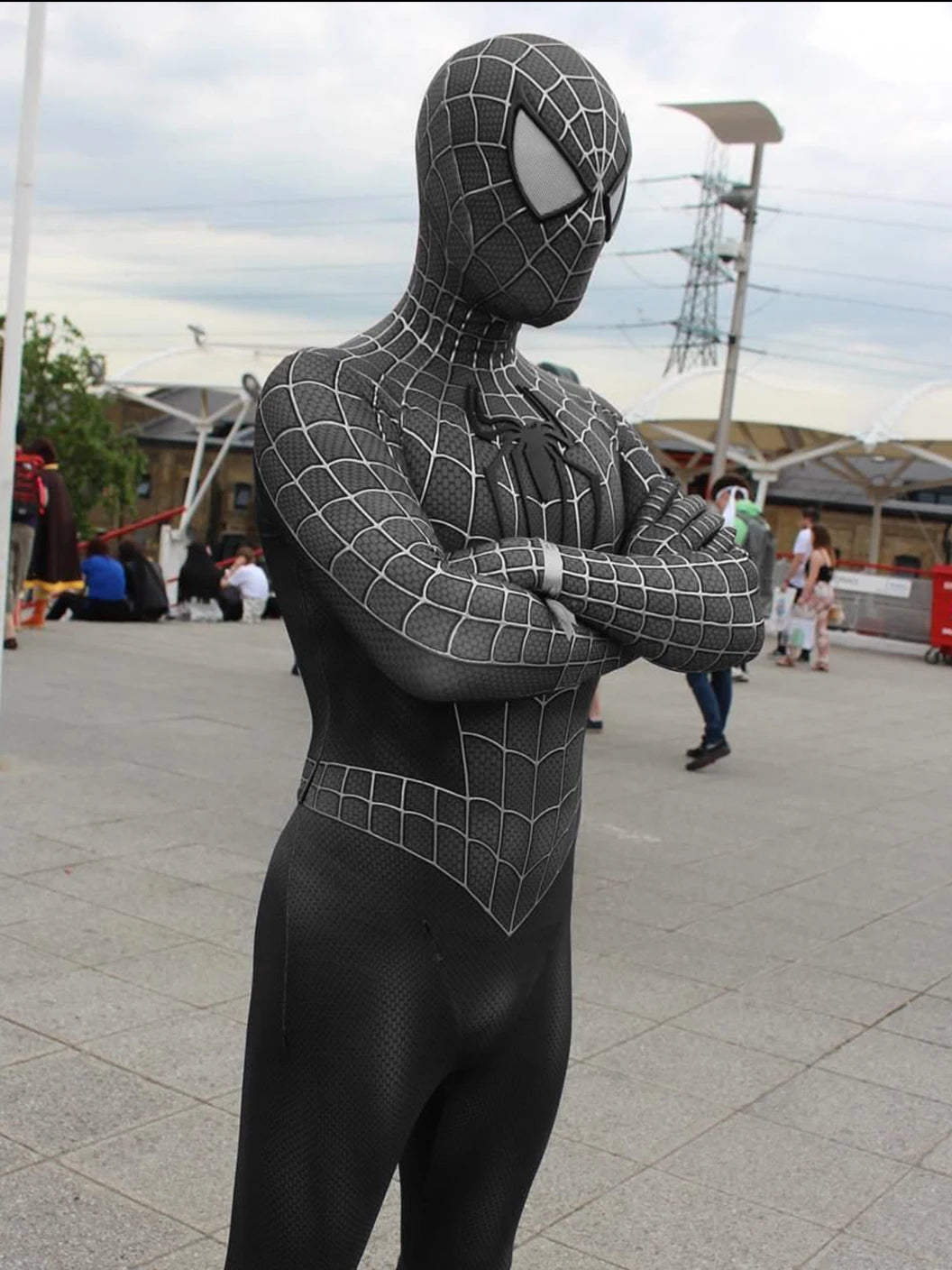 Maguire Raimi Spiderman Cosplay 3D Logo & Bodysuit Superhero Spiderman Zentai Suits Spandex Halloween Costume Disfraces Adult - Seprincess