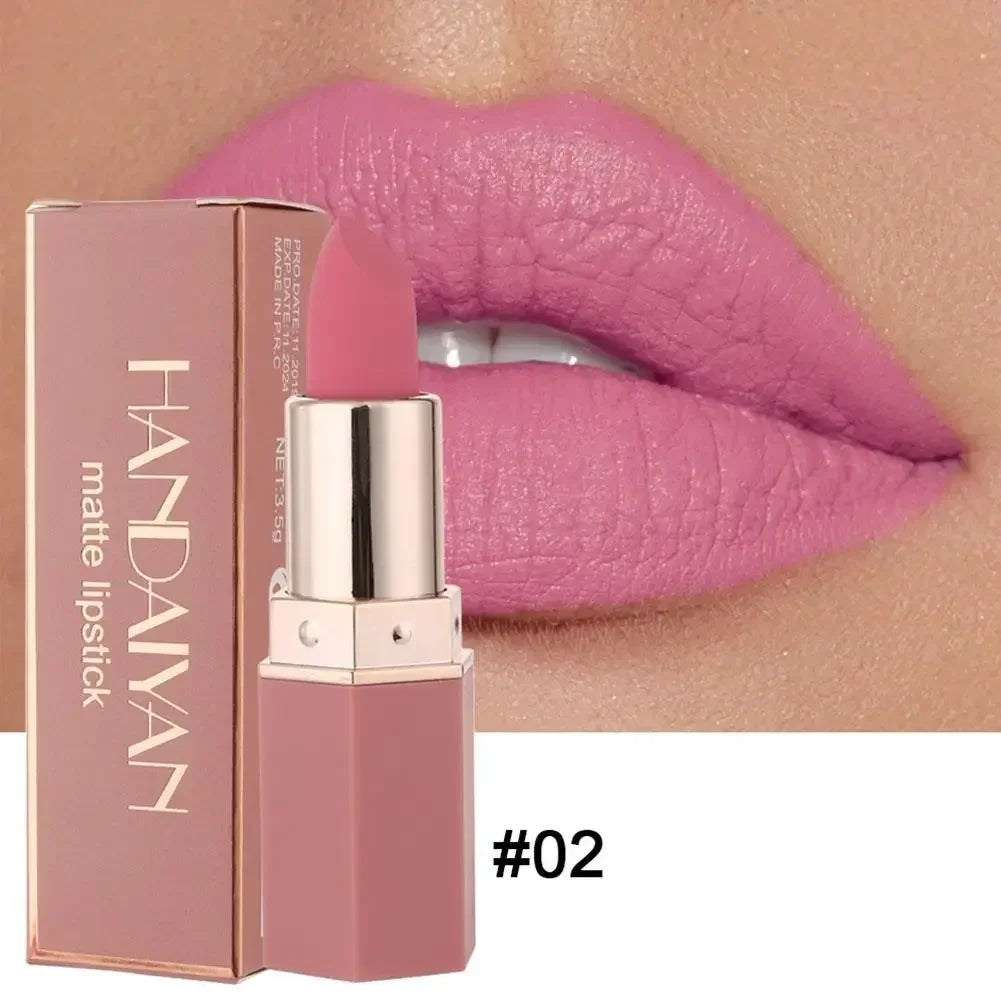 Matte Lipstick Long Lasting Women Waterproof Velvet Non-stick Cup Lip Stick New Beauty Cheap Very Cosmetics Makeup Wholesale - Seprincess