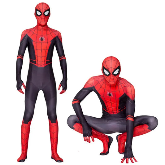 High Quality Superhero Spidermans Costume Bodysuit For Adult Spandex Zentai Halloween Party Cosplay Jumpsuit 3D Style - Seprincess