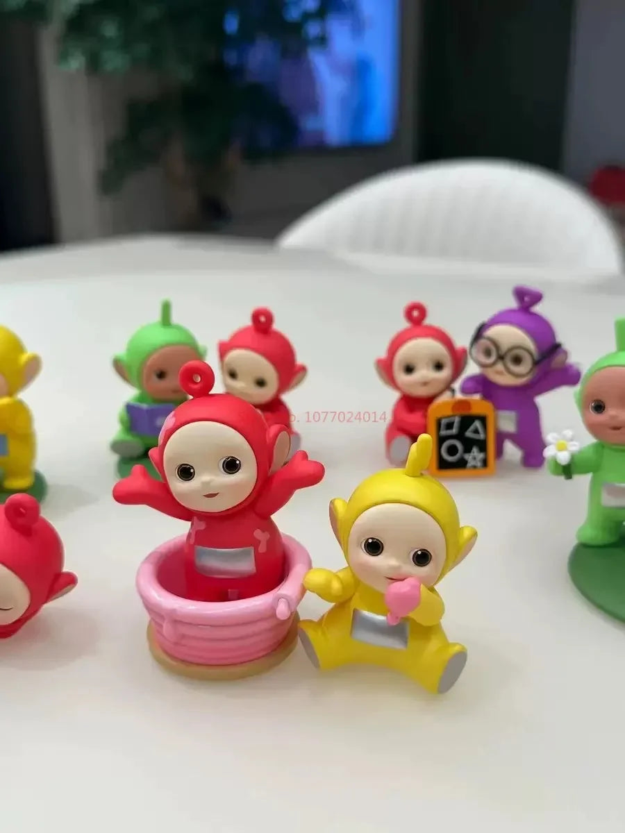 New Teletubbies Companion Series Resin Kit Toy Ornaments Movable Desktop Model Toy Ornament Collect Decor Festival Birthday Gift