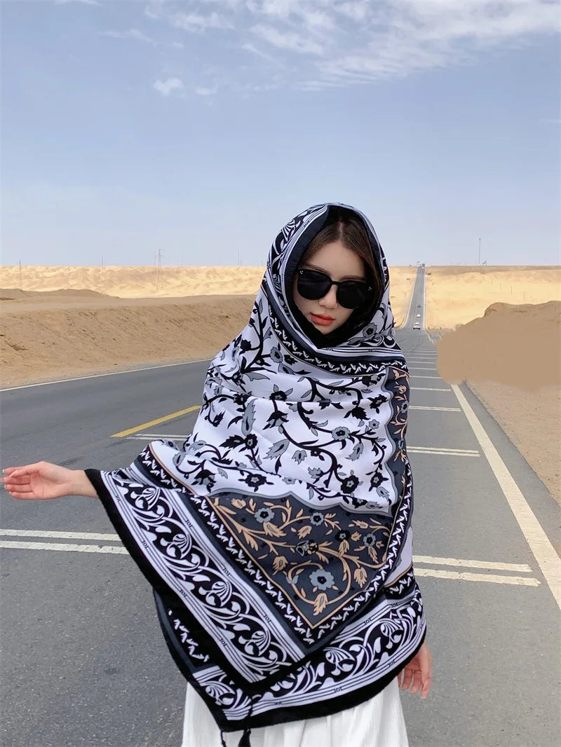 17 Styles 90x180cm Travel Beach Sunscreen Scarve Bikini Large Shawl Sarong Wrap Scarf Women Brazilian Swimsuit Bathing Cover-ups