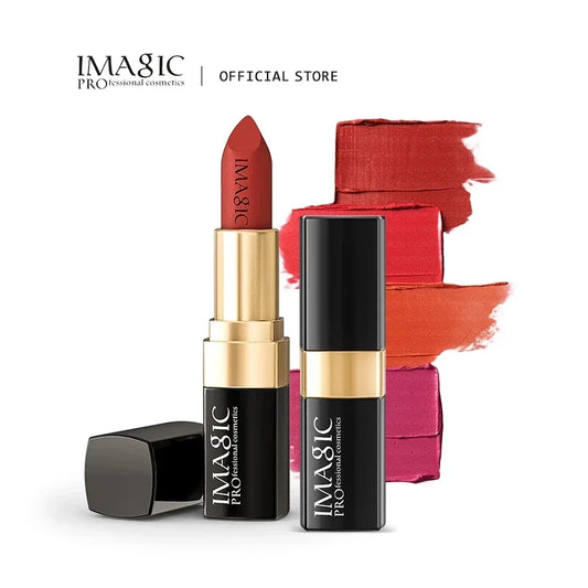 IMAGIC Lipstick Moisturizer Lips Smooth Lip Stick Long Lasting Charming Lip Lipstick Cosmetic Beauty Makeup 12 Colors - Seprincess