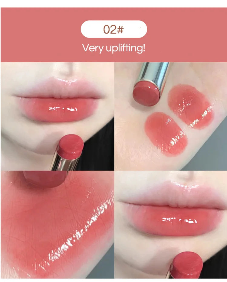 Silky Glossy Lipstick Gege Bear Pump Lips Moisture Water Bomb Comfortable Ultra Sheen Non-Stick Cup Lip Balm - Seprincess