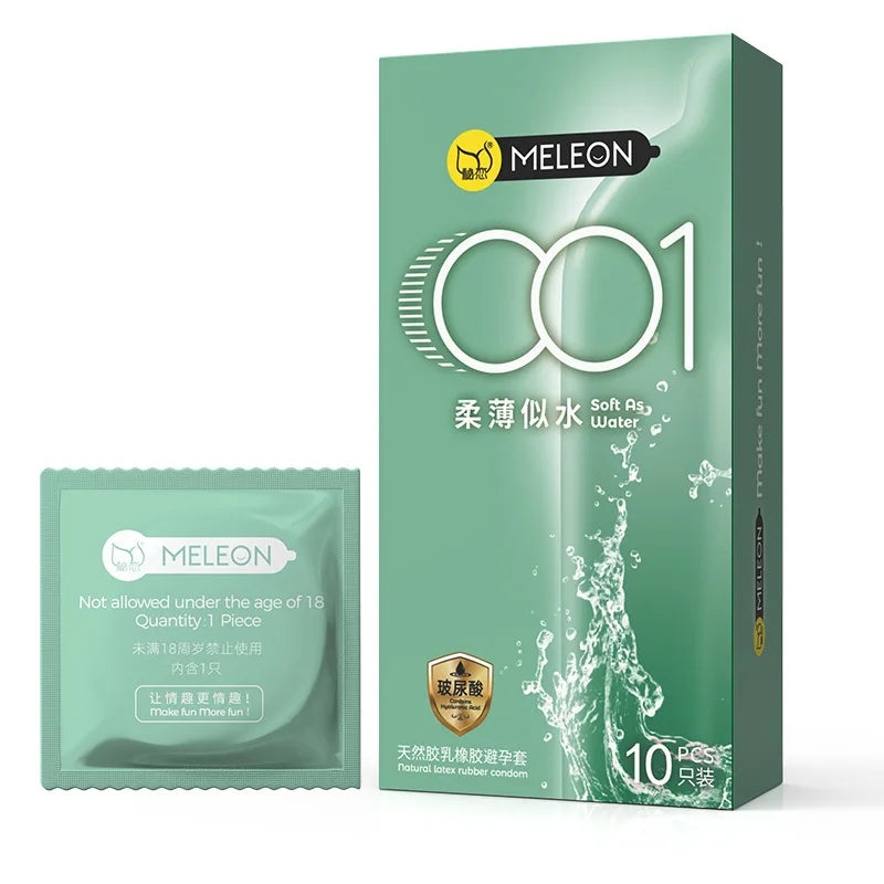 OLO 0.01 Ultra Thin Condoms For Men Long Sex Ejaculation Delay Ice Hot Feeling Latex Condom Penis Sleeve Sex Toys For Adults 18