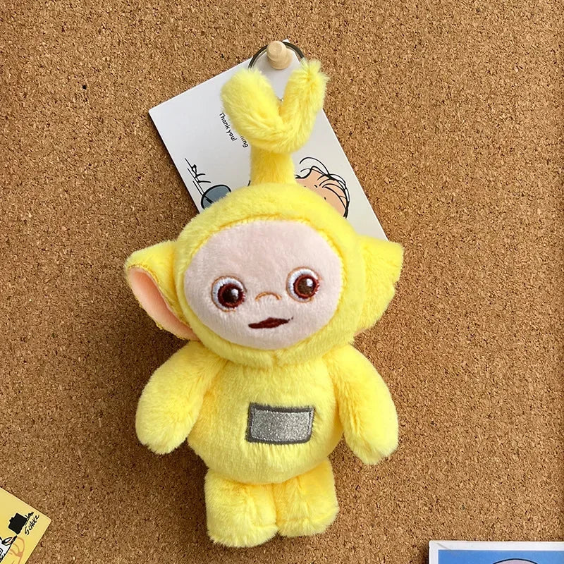 Teletubbies Cartoon Doll Plush Key Chain Toy Appease Rag Doll Catcher Cute Doll Decoration Boy Girl Children Birthday  Gift - Seprincess