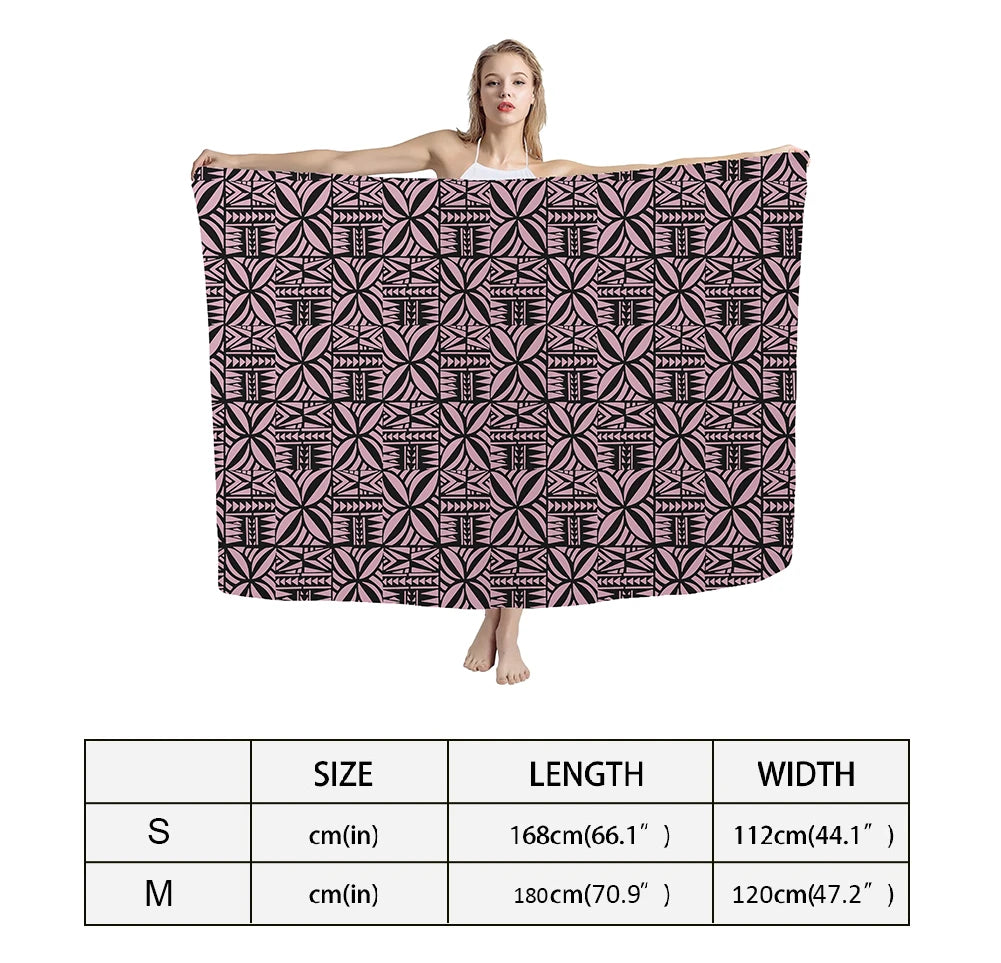 Hawaiian Sarong Beach Pareo Wholesale Hawaii Style Pattern Printed Sarongs Women Beach Plus Size High Quality Swimsuit Sarong - Seprincess