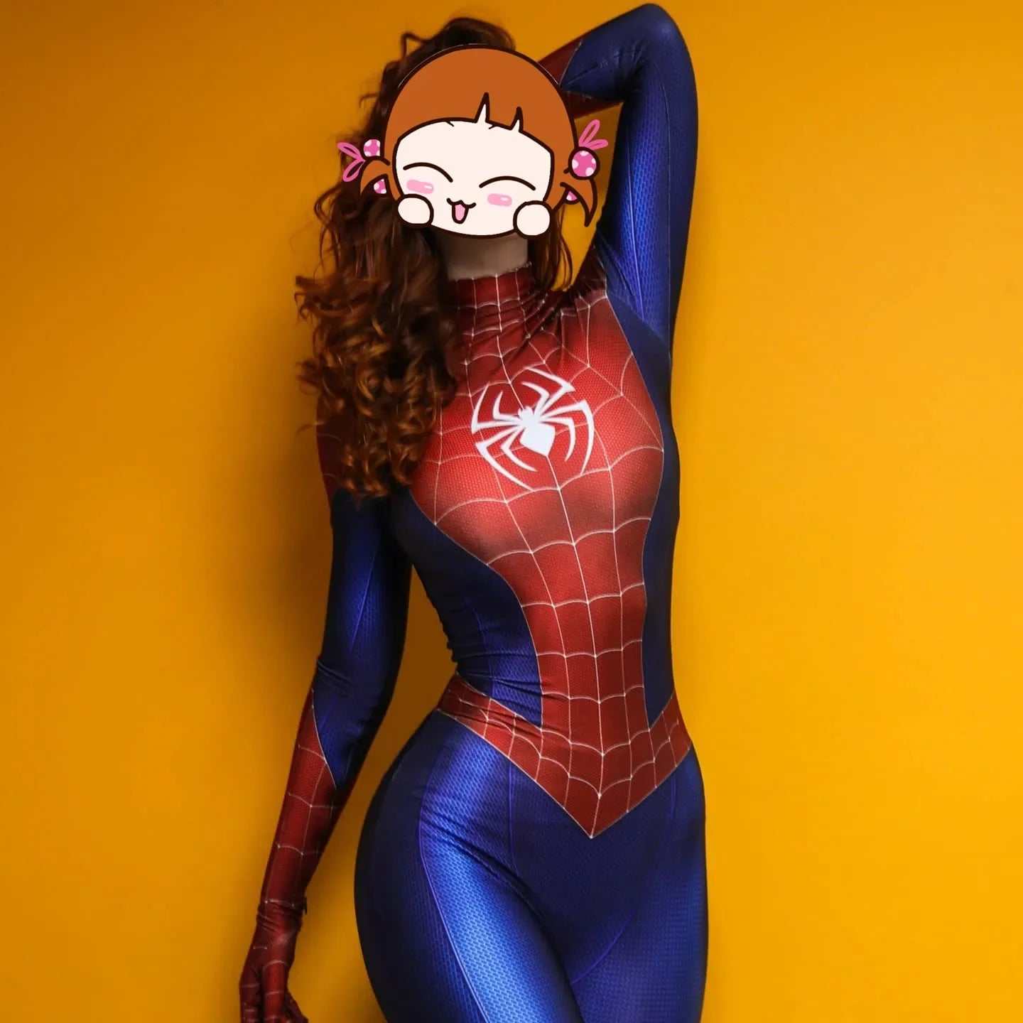 Adult Woman Girls PS4 Game Spiderman Superhero Cosplay Costume Halloween Bodysuit Zentai Suit Party Jumpsuit - Seprincess