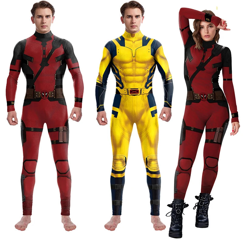 Superhero Wolverine Deadpool Cosplay Jumpsuit Wolverine Cosplay Costume Men Women Halloween Zenti James Howlett Party Bodysuit - Seprincess