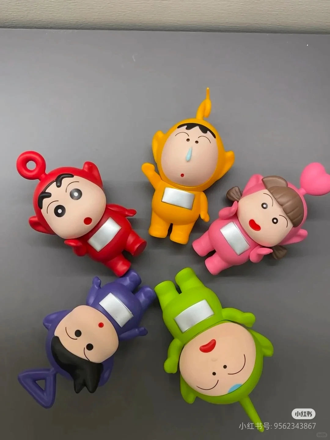 Crayon Shin Cos Teletubbies Box Action Figuremodel Toy Gift For Christmas Antenna Baby Dress Up Crayon Shin Chan Cute Gift - Seprincess