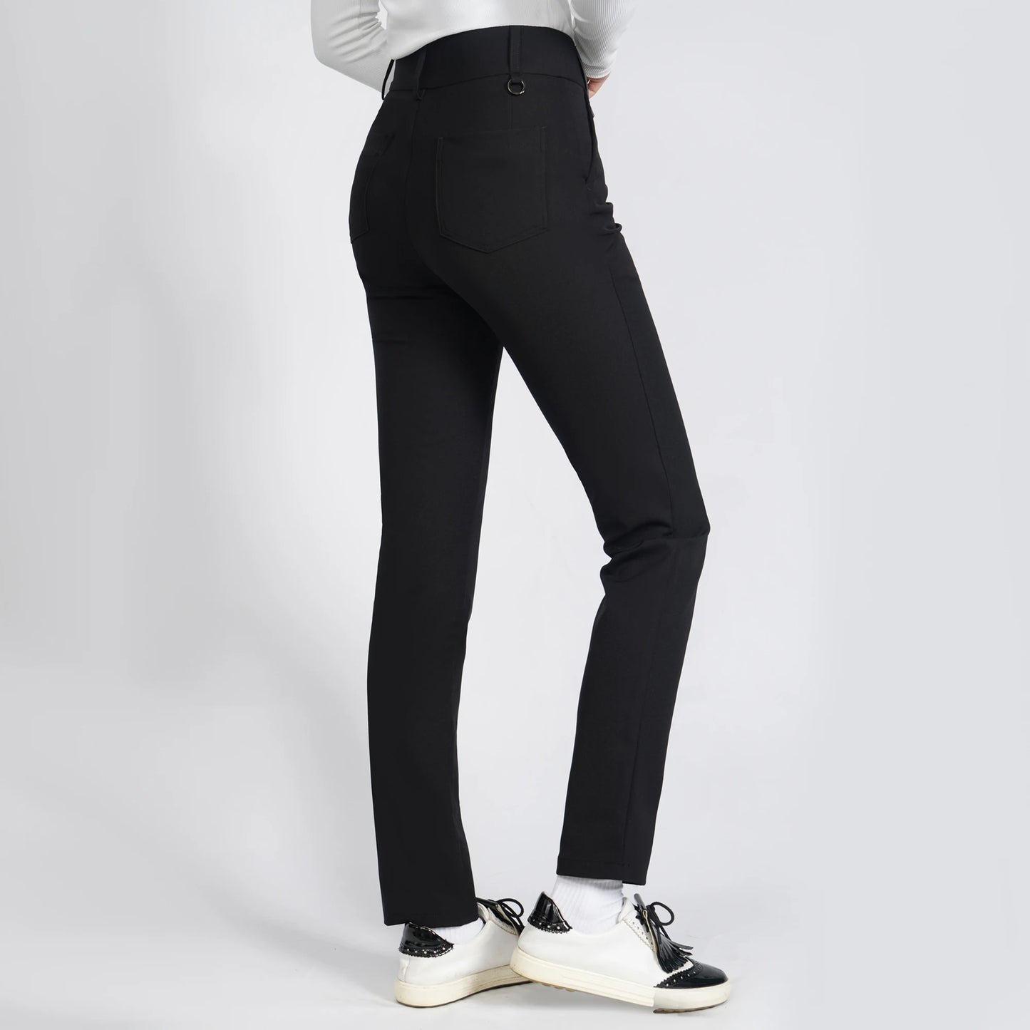 Golf Women's Pants Sttraight High Waist Causal Sportswear Elastic Brethable Golf Tennis Trousers