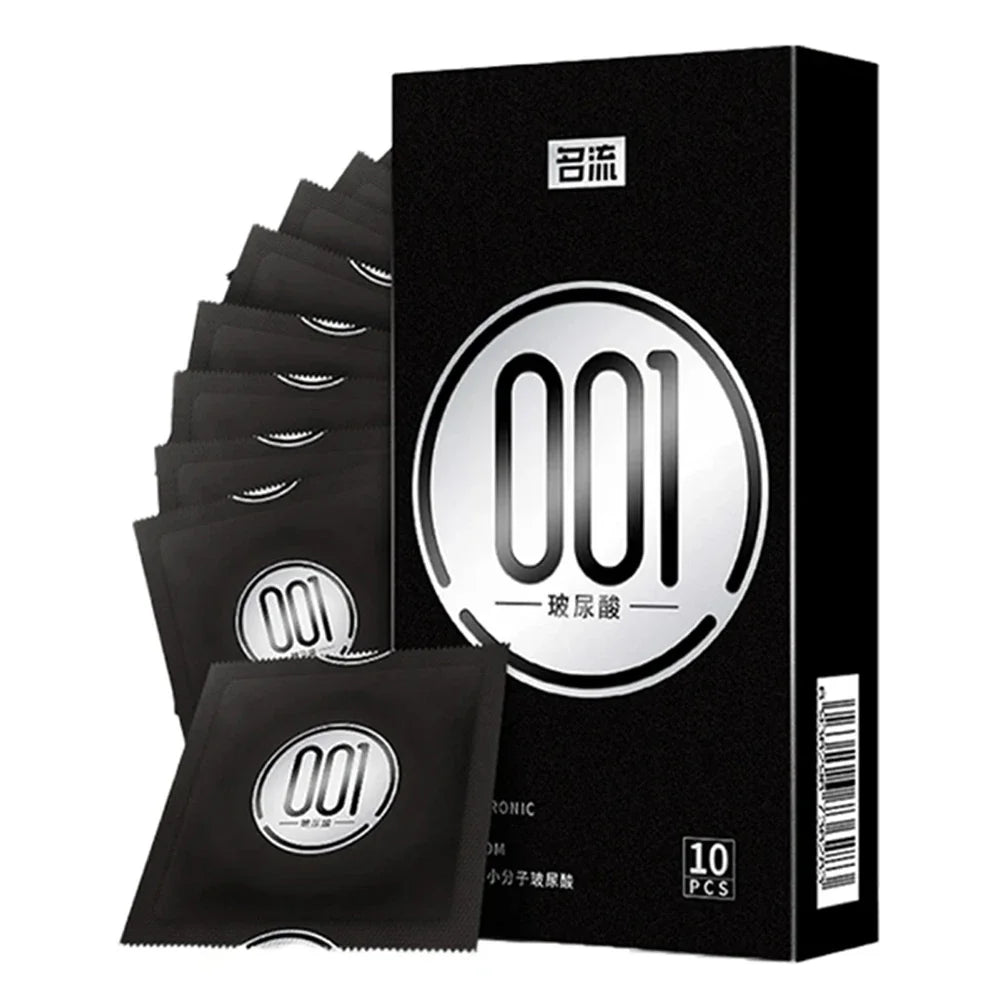 OLO 0.01 Ultra Thin Condoms For Men Long Sex Ejaculation Delay Ice Hot Feeling Latex Condom Penis Sleeve Sex Toys For Adults 18