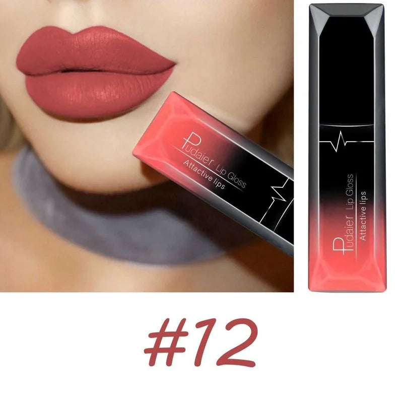 Best Lip Makeup 17 Color Sexy Matte Long Lasting Lipgloss Liquid Lipstick Lip Cream - Seprincess