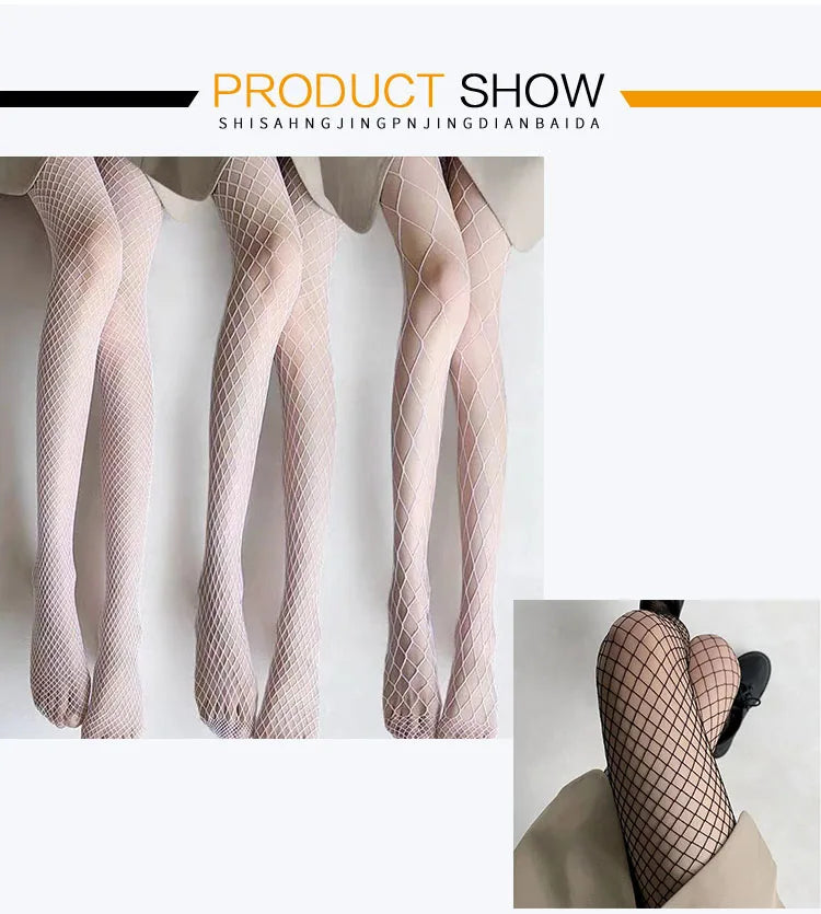 Nylons Fishnet Tights Pantyhose Netting Stockings Leggings For Women White Black Mesh Tights Sexy Fishnet Stockings Lingerie