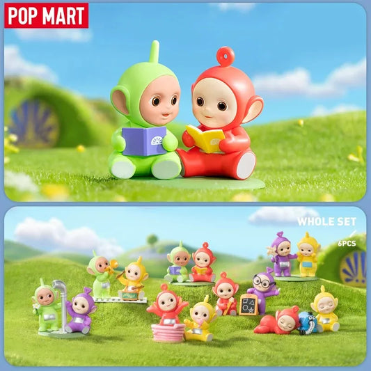 POP MART Teletubbies Companion Series Anime Action Figure Guess Bag Ornament Figurines Surprise Home Decor Dolls Model Girl Gift - Seprincess