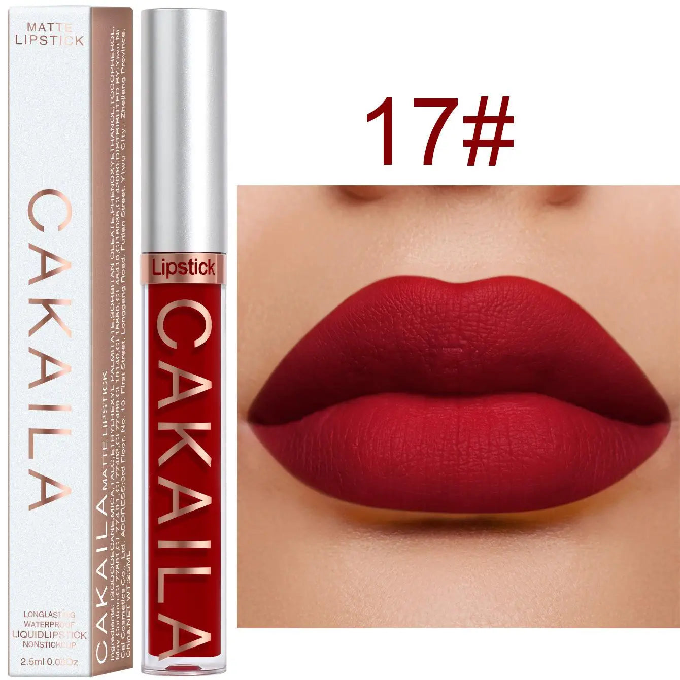 18 colors Matte Velvet Lipstick Sexy Waterproof Liquid Lipsticks Korea Long Lasting Non-marking Red Makeup Cosmetic Nude - Seprincess